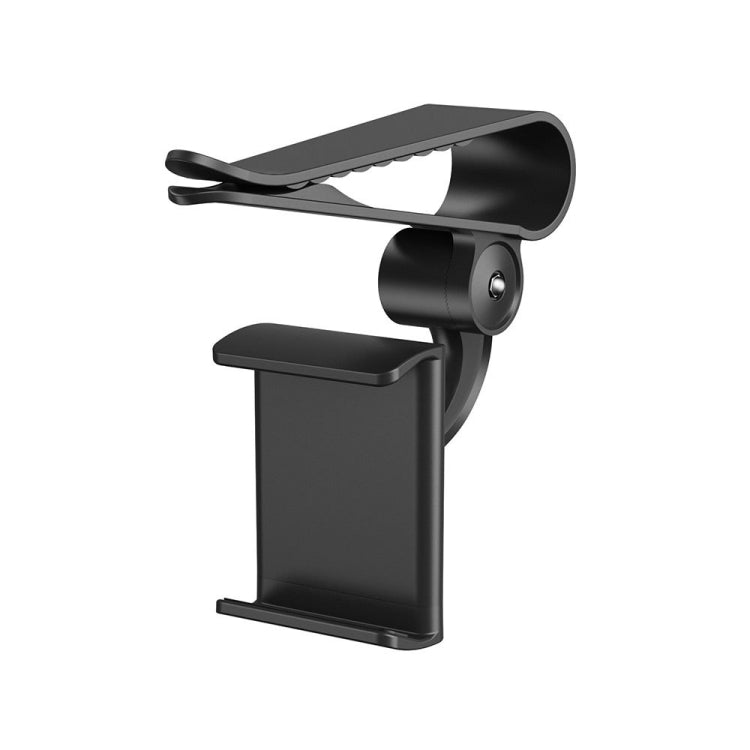 2 PCS Car Sun Visor Bracket Car Mobile Phone Buckle Holder(Black) - Car Holders by PMC TechLife | Online Shopping South Africa | PMC TechLife