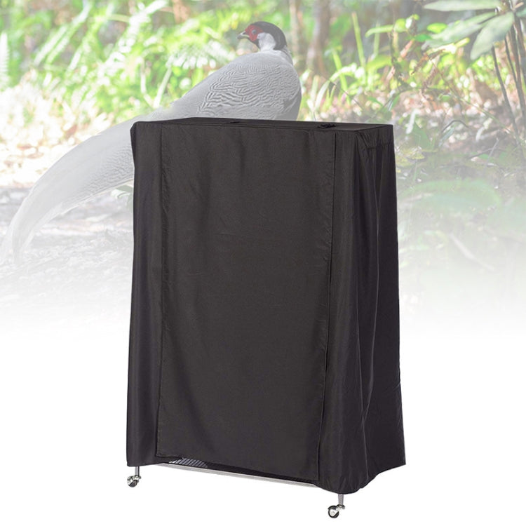 210D Waterproof Oxford Cloth Dust Cover Bird Cage Protective Cover Parrot Cage Shade(Black Silver) - Dust Covers by PMC Jewellery | Online Shopping South Africa | PMC Jewellery