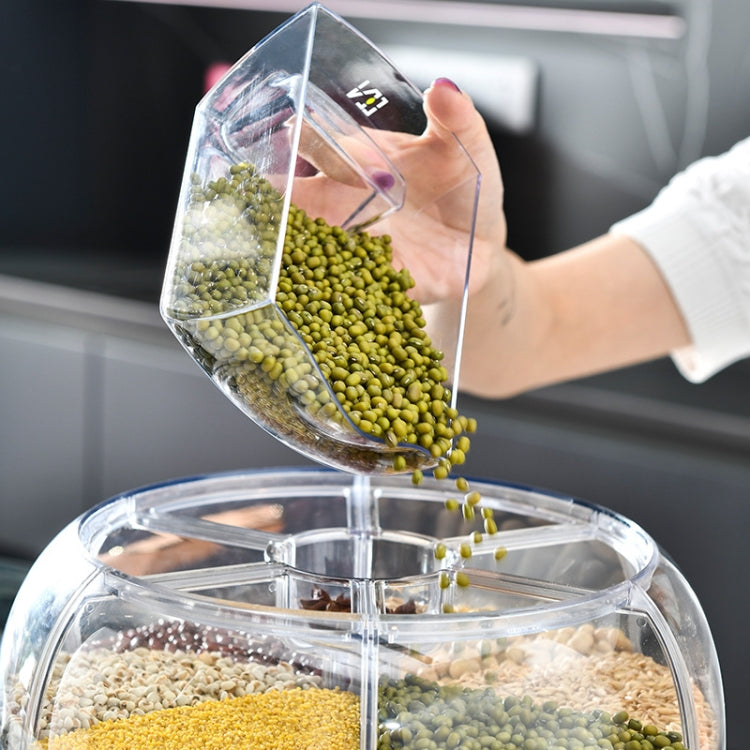 Kitchen Divider Rotating Cereal Storage Box(Transparent) - free shipping - PMC TechLife - Order now!