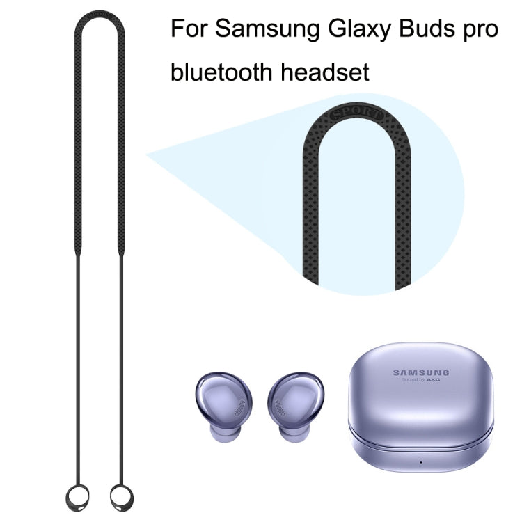 2 PCS Bluetooth Earphone Silicone Anti-Lost Cord For Samsung Glaxy Buds Pro(Red) - Anti-lost & Holder by PMC TechLife | Online Shopping South Africa | PMC TechLife