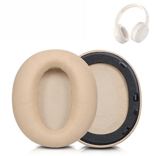 2 PCS Headset Earmuffs Sponge Cover for Edifier W820nb,Style: Khaki - Earmuff & Pad by PMC Jewellery | Online Shopping South Africa | PMC Jewellery