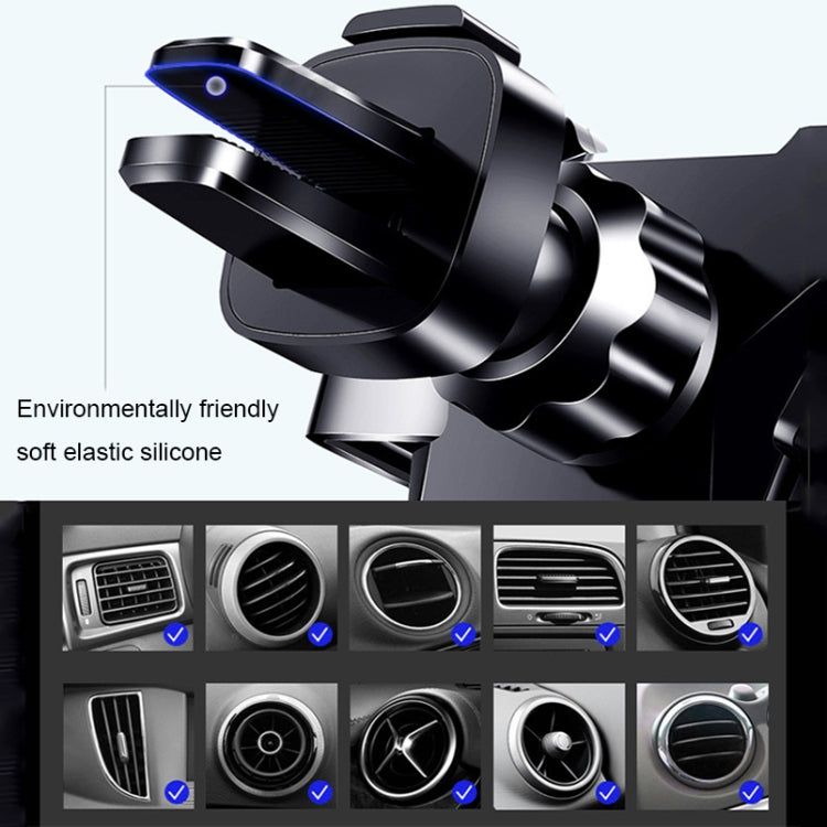 Universal Metal Gravity Car Phone Holder(Gold) - Car Holders by PMC TechLife | Online Shopping South Africa | PMC TechLife