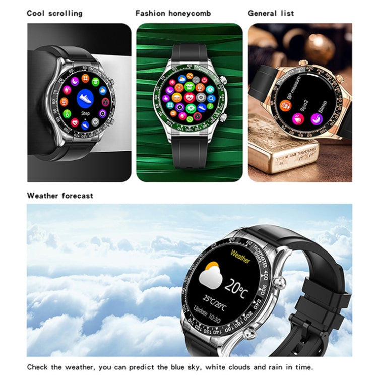 LOANIY E18 Pro Smart Bluetooth Calling Watch with NFC Function, Color: Black Silver Steel - Smart Watches by LOANIY | Online Shopping South Africa | PMC Jewellery | Buy Now Pay Later Mobicred