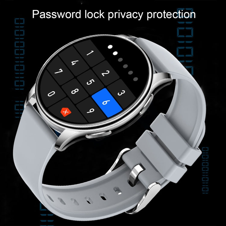 Wearkey Y23 1.32 Inch Health Monitoring Smart Watch with Password Lock(Silver Gray) - Smart Watches by Wearkey | Online Shopping South Africa | PMC Jewellery | Buy Now Pay Later Mobicred