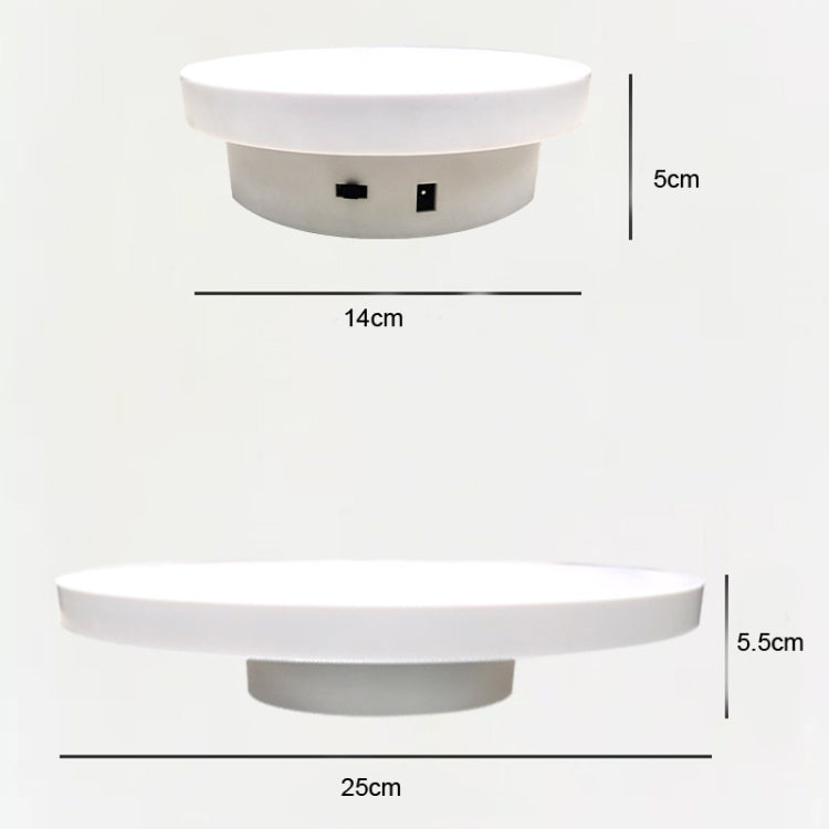 Photography Electric Turntable Automatic Rotating Display Stand,Style: Plug -in 2 In 1 30/35 cm -  by PMC TechLife | Online Shopping South Africa | PMC TechLife