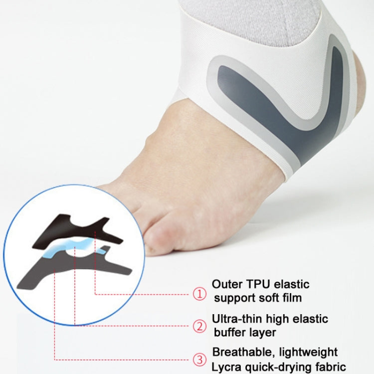 Thin Breathable Compression Ankle Sprain Fixation Strap, Size: Left Foot (M) - Corrector by PMC Jewellery | Online Shopping South Africa | PMC Jewellery