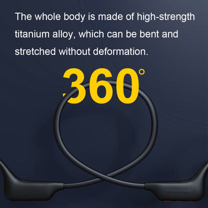 GCRT-X6 Earhook Bone Conduction Sports Bluetooth Headphones(Black) - Sport Earphone by PMC Jewellery | Online Shopping South Africa | PMC Jewellery