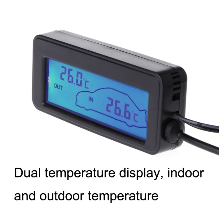 Car Inside and Outside Backlit Mini Digital Thermometer(Green) - free shipping - PMC TechLife - Order now!