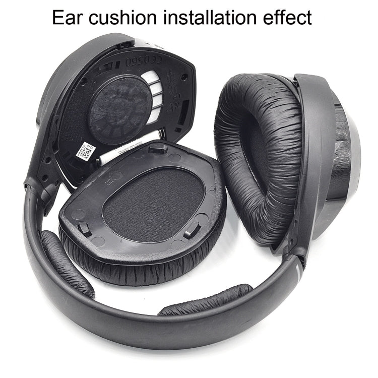 2 PCS Earpad for Sennheiser HDR RS165 RS175 RS185 RS195,Style: Frog Leather Earmuff - Earmuff & Pad by PMC Jewellery | Online Shopping South Africa | PMC Jewellery