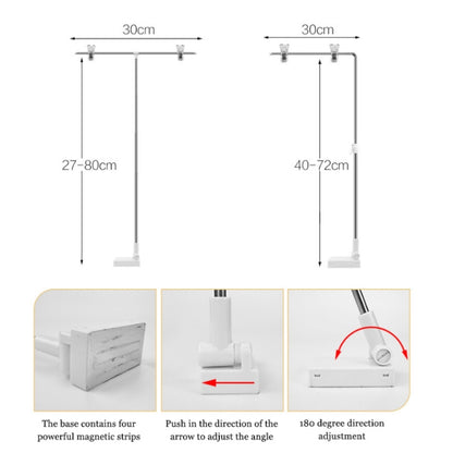 Photography Backdrop Stand Camera Photo Background Props,Style: L-type Magnetic 85cm - Support Stands by PMC Jewellery | Online Shopping South Africa | PMC Jewellery