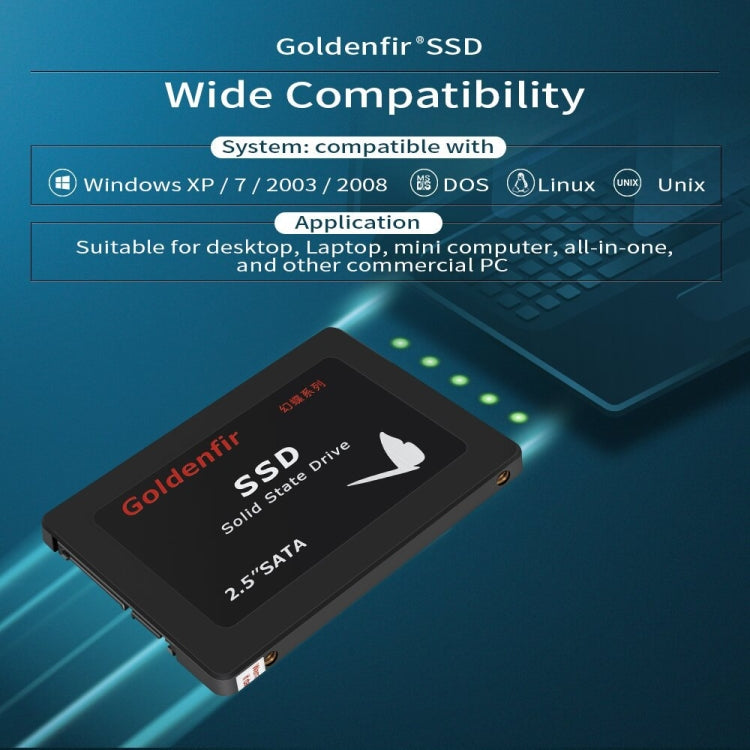 Goldenfir T650 Computer Solid State Drive, Flash Architecture: TLC, Capacity: 500GB - External Solid State Drives by Goldenfir | Online Shopping South Africa | PMC Jewellery