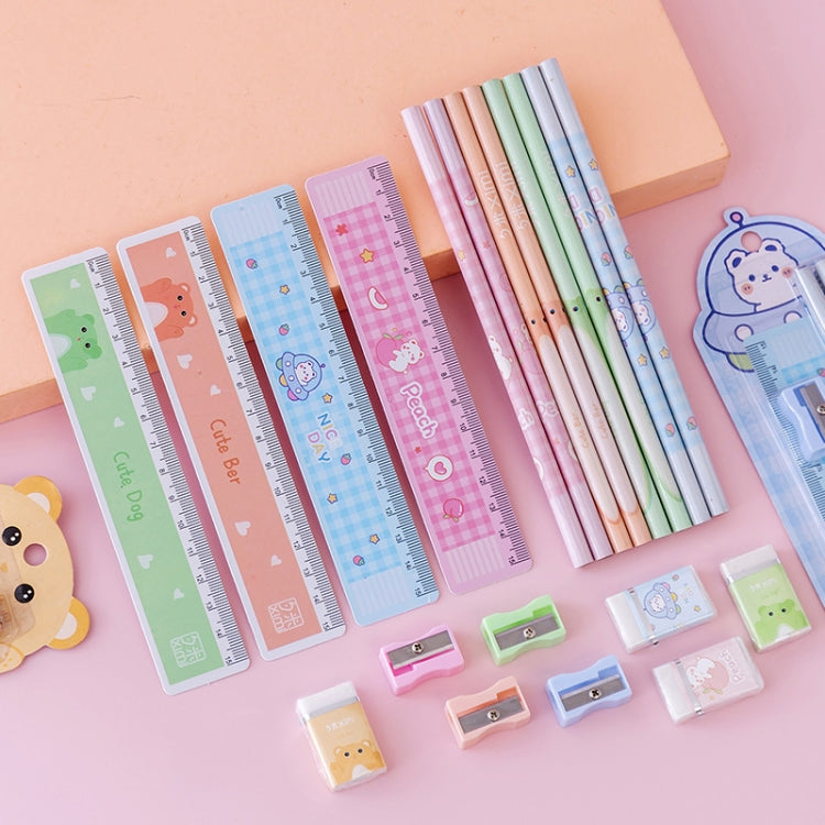 10 Sets Primary School Students Pencil Stationery School Supplies Set(Random Color) - free shipping - PMC TechLife - Order now!