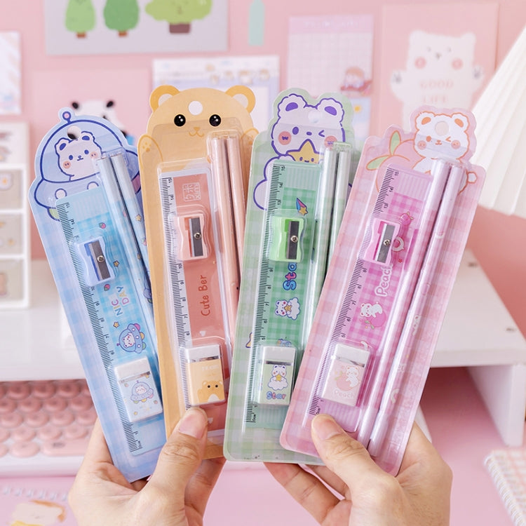 10 Sets Primary School Students Pencil Stationery School Supplies Set(Random Color) - free shipping - PMC TechLife - Order now!