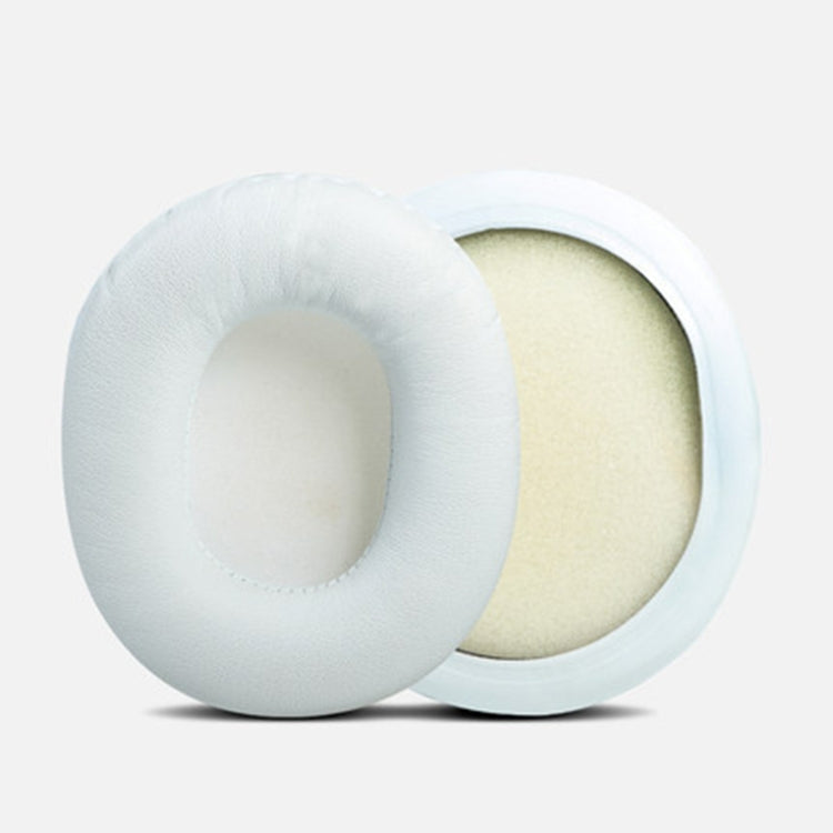 2 PCS Headset Sponge Earmuffs For SONY MDR-7506 / V6 / 900ST, Color: White Bright - Earmuff & Pad by PMC TechLife | Online Shopping South Africa | PMC TechLife