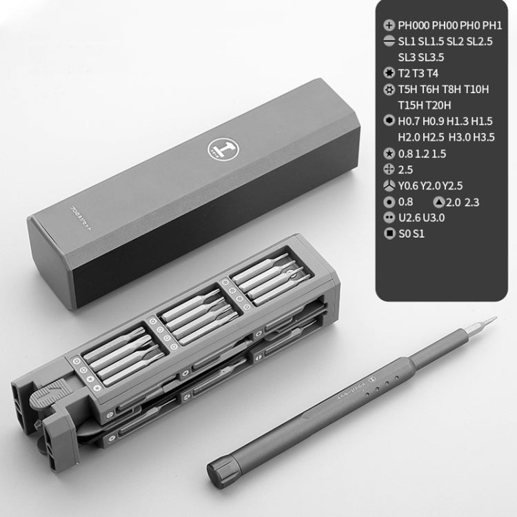 GREENER Screw Knife Set Disassembling Maintenance Tool, Series: 44 In 1 Aluminum Barrel - Screwdriver Set by PMC TechLife | Online Shopping South Africa | PMC TechLife