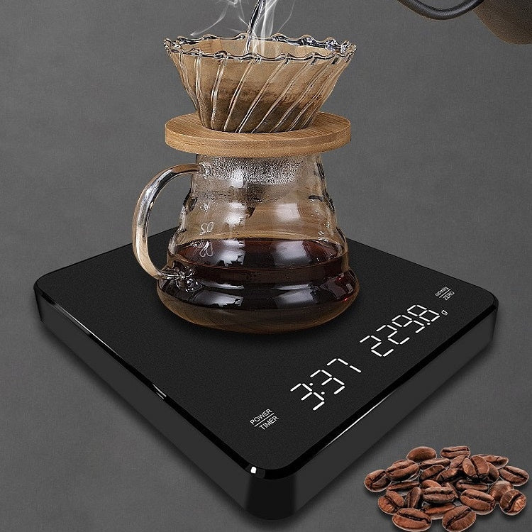 Household LED Electronic Coffee Scale, Specification: Black - Hanging Scales by PMC Jewellery | Online Shopping South Africa | PMC Jewellery