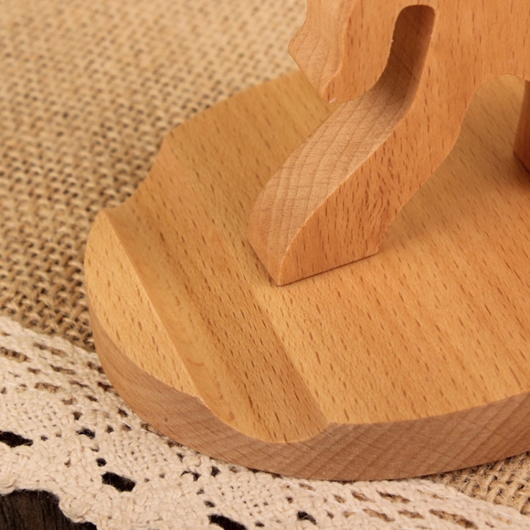 Wooden Mobile Phone Bracket Beech Lazy Mobile Phone Holder,Style: Staunch - Desktop Holder by PMC TechLife | Online Shopping South Africa | PMC TechLife