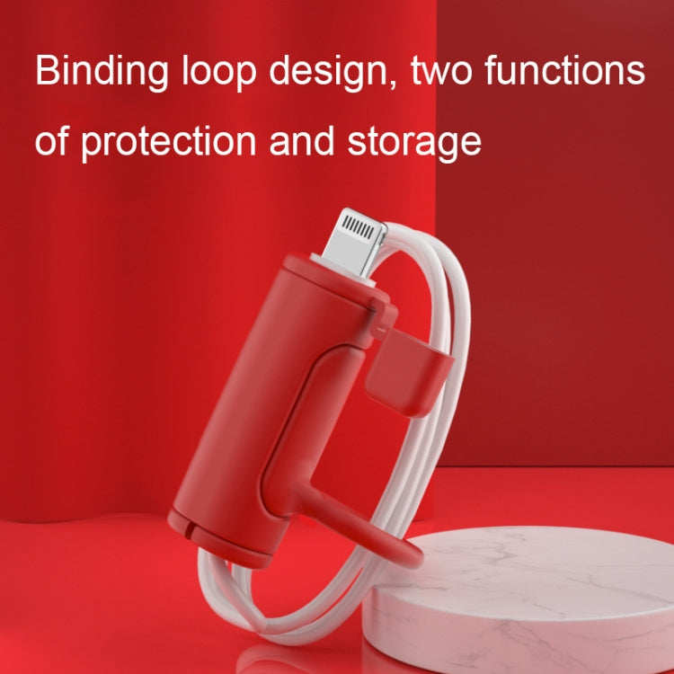 3 PCS Soft Washable Data Cable Silicone Case For Apple, Spec: 8 Pin (White) - Cable Organizer by PMC TechLife | Online Shopping South Africa | PMC TechLife