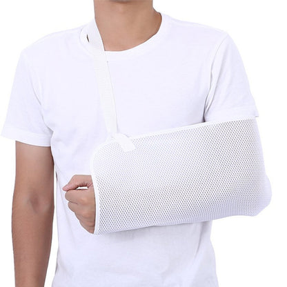 MTP-1019 Fracture Fixation Strap Arm Mesh Breathable Forearm Sling(White) - Corrector by PMC Jewellery | Online Shopping South Africa | PMC Jewellery