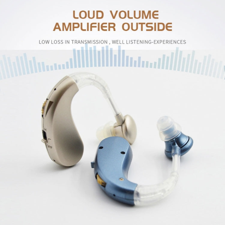 Hearing Aid Audiphones Sound Amplifier US Plug(Blue) - Hearing Aids by PMC Jewellery | Online Shopping South Africa | PMC Jewellery