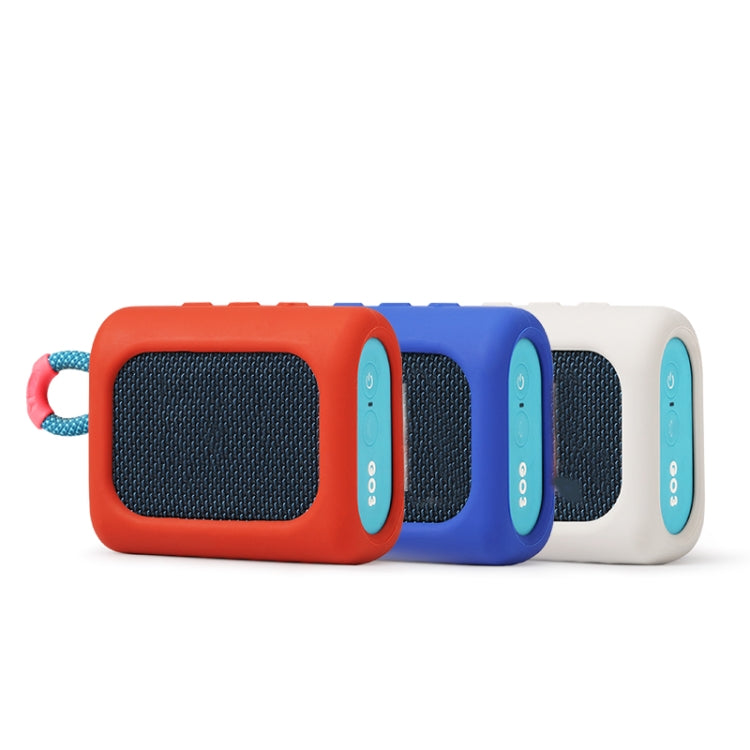 For JBL GO3 Dust-proof Silicone Case Anti-fall Speaker Case(Blue) - Protective Case by PMC TechLife | Online Shopping South Africa | PMC TechLife