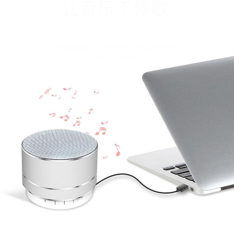 A10 Mini Metal Wireless Bluetooth Speaker(Blue) - Mini Speaker by PMC Jewellery | Online Shopping South Africa | PMC Jewellery