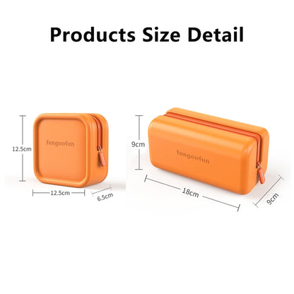 Fungoofun Candy Color EVA Travel Digital Storage Bag Cosmetic Bag, Color: Brick Orange - Digital Storage Bag by Fungoofun | Online Shopping South Africa | PMC Jewellery