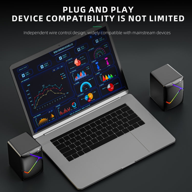 Dark Alien S-511 Computer USB Wired Computer Stereo Home Multifunctional Stereo, Cable Length: 1.2m -  by Dark Alien | Online Shopping South Africa | PMC TechLife | Buy Now Pay Later Mobicred