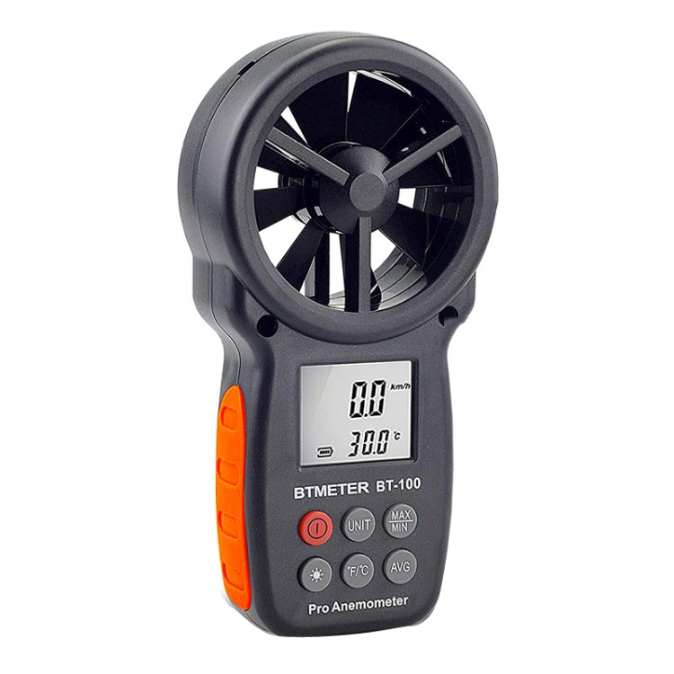 BT-100 Handheld Anemometer Wind Speed Wind Chill Temperature Measuring Instrument(Black) - Tachometers & Anemometer by PMC TechLife | Online Shopping South Africa | PMC TechLife | Buy Now Pay Later Mobicred