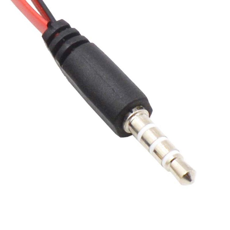 Y-1001 10pcs 20cm 3.5mm Car Audio Computer Headset Microphone 2 In 1 Adapter Cable(Nickel Plated) - Video & Audio Cable by PMC TechLife | Online Shopping South Africa | PMC TechLife