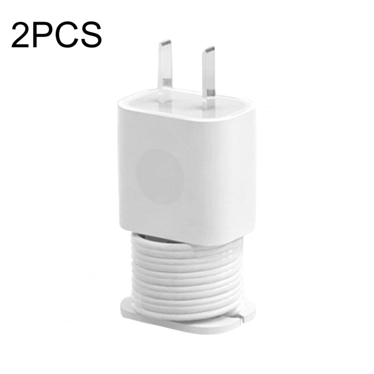 For iPhone 11/12 18W/20W Power Adapter 2pcs Protective Case Cover Data Cable Organizer(Transparent) - Cable Organizer by PMC TechLife | Online Shopping South Africa | PMC TechLife | Buy Now Pay Later Mobicred