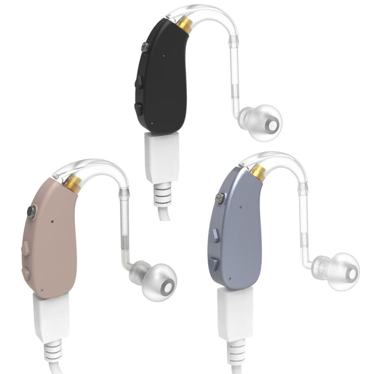 EN-T201A Digital Machine Elderly Charging Hearing Aid Sound Amplifier(Metal Blue) - Hearing Aids by PMC Jewellery | Online Shopping South Africa | PMC Jewellery