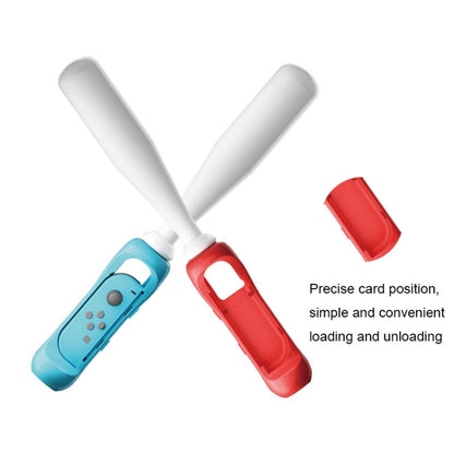 For Nintendo Switch OLED IPLAY HBS-363 Baseball Grip Assembly Gamepad Game Accessories(Red Blue) - Cases by PMC Jewellery | Online Shopping South Africa | PMC Jewellery