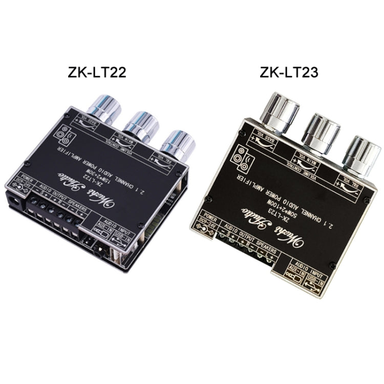 LT23 50W+100W 2.1 Channel TWS Bluetooth Audio Receiver Amplifier Module With Subwoofer - Breadboard / Amplifier Board by PMC TechLife | Online Shopping South Africa | PMC TechLife