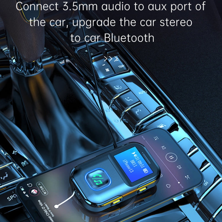 BR11 With Screen Bluetooth Audio Receiver MP3 Player - free shipping - PMC TechLife - Order now!