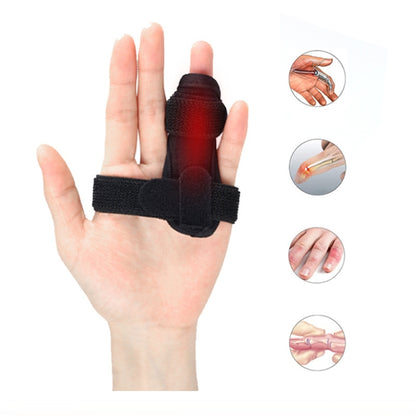 011 Finger Joint Strap Finger Dislocation Sprain Support Strap Tendon Rupture Splint(Black) - Corrector by PMC Jewellery | Online Shopping South Africa | PMC Jewellery