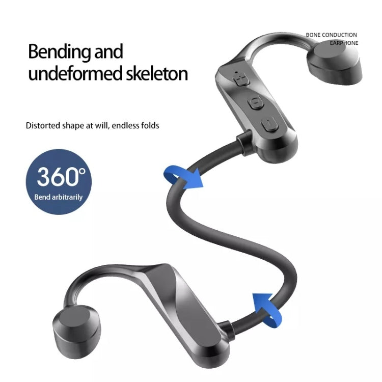 K69 Bluetooth Headset Sound Conduction Binoconic Business Sports Earphone(Black) - Sport Earphone by PMC TechLife | Online Shopping South Africa | PMC TechLife | Buy Now Pay Later Mobicred