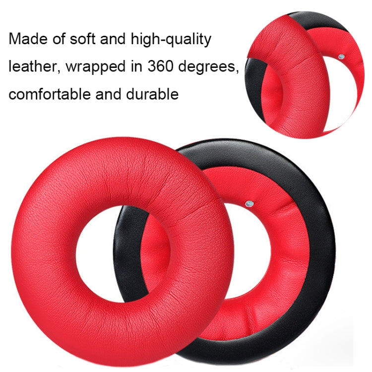 1pair Headset Sponge Cover for Sennheiser HD25-1II/25/25SP/25SP-II, Color: Black Wrinkled - Earmuff & Pad by PMC Jewellery | Online Shopping South Africa | PMC Jewellery