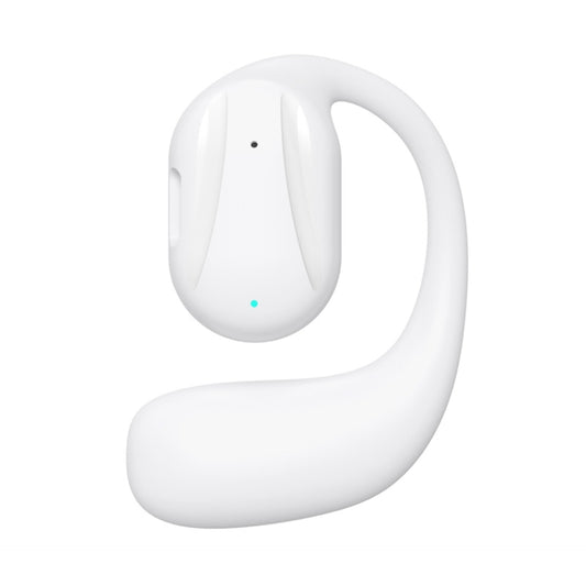 YJ77 Bluetooth 5.2 Ear-mounted OWS Bone Conduction Headset(Left Ear White) - Bluetooth Earphone by PMC Jewellery | Online Shopping South Africa | PMC Jewellery