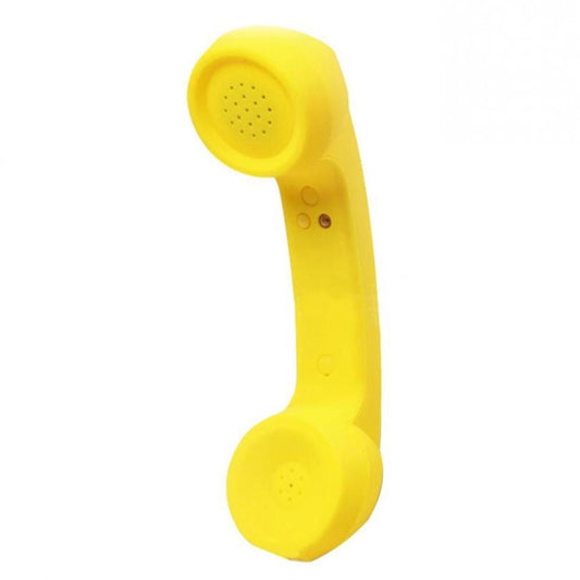 Bluetooth Wireless Connection Retro Microphone External Mobile Phone Handset(Yellow) - Bluetooth Earphone by PMC Jewellery | Online Shopping South Africa | PMC Jewellery