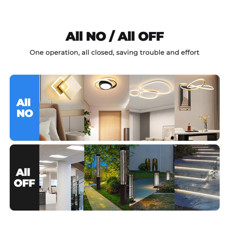 Tuya ZigBee Zero Firewire Touch Wall Remote Control Switch Light Control Voice Switch EU Plug, Style: 1 Gang (White) - Smart Switch by PMC TechLife | Online Shopping South Africa | PMC TechLife