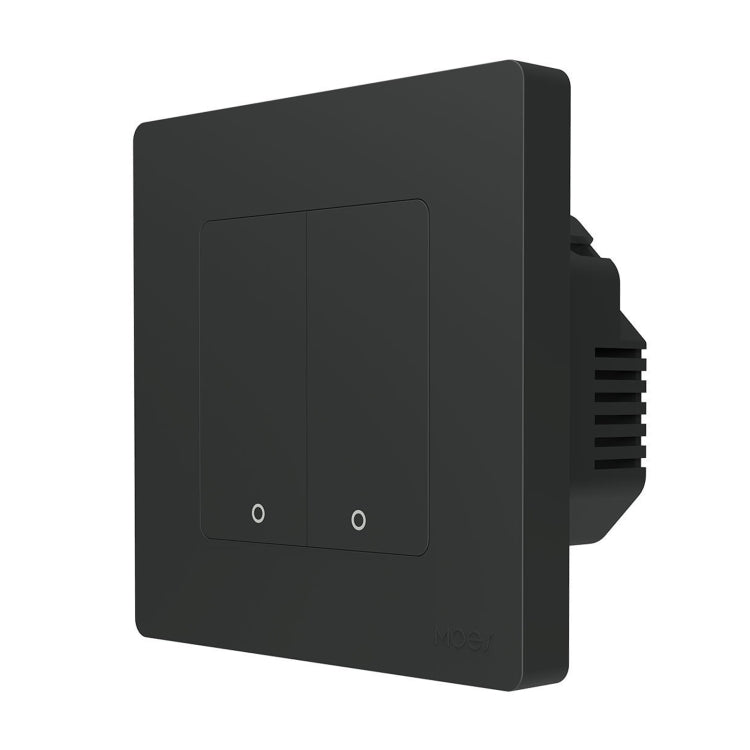 Tuya ZigBee Smart Single-fire Zero-fire Sharing Timing Voice Wall Switch EU Plug, Style: 2 Ways (Gray) - Smart Switch by PMC TechLife | Online Shopping South Africa | PMC TechLife