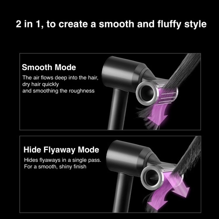 For Dyson Hair Dryer Nozzle Smooth Flyaway Attachment(Gray) - Dyson Accessories by PMC Jewellery | Online Shopping South Africa | PMC Jewellery
