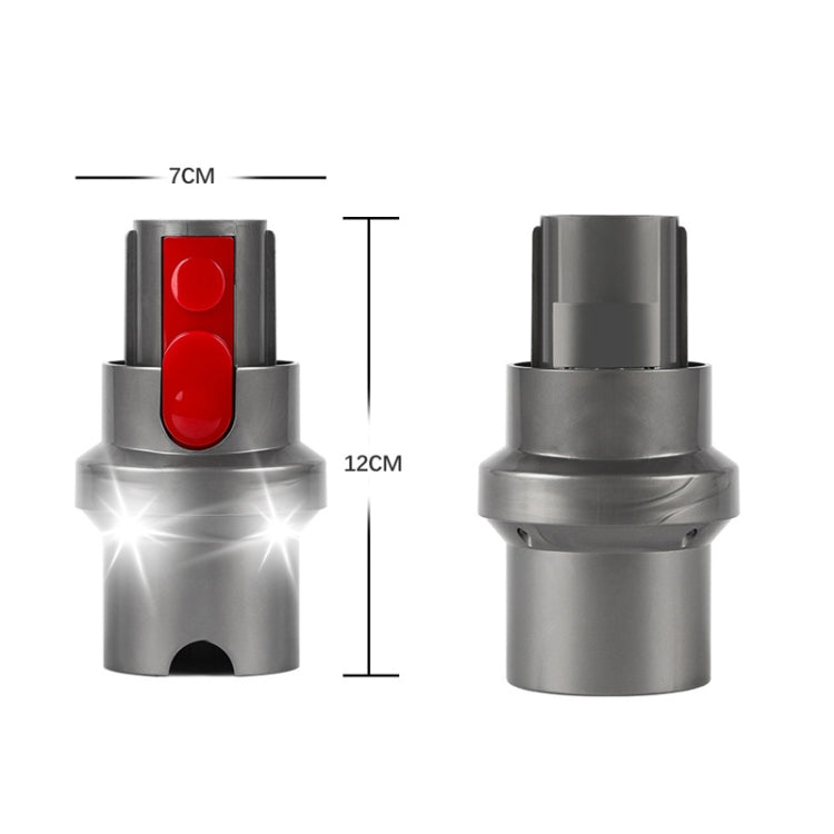 For Dyson V7 V8 V10 V11 V15 Vacuum Cleaner Suction Head Adapter with LED Light - free shipping - PMC TechLife - Order now!