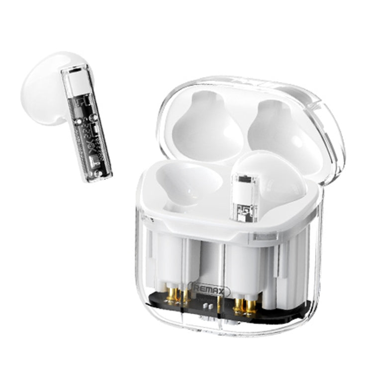 REMAX CozyBuds 6C TWS Transparent Cabin Low Delay Wireless Bluetooth Headset(White) - free shipping - PMC TechLife - Order now!