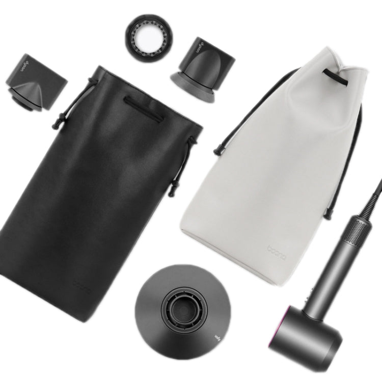 Baona DS-003 for Dyson Hair Dryer Complete Accessories PU Storage Bag(Grey) - Dyson Accessories by Baona | Online Shopping South Africa | PMC Jewellery