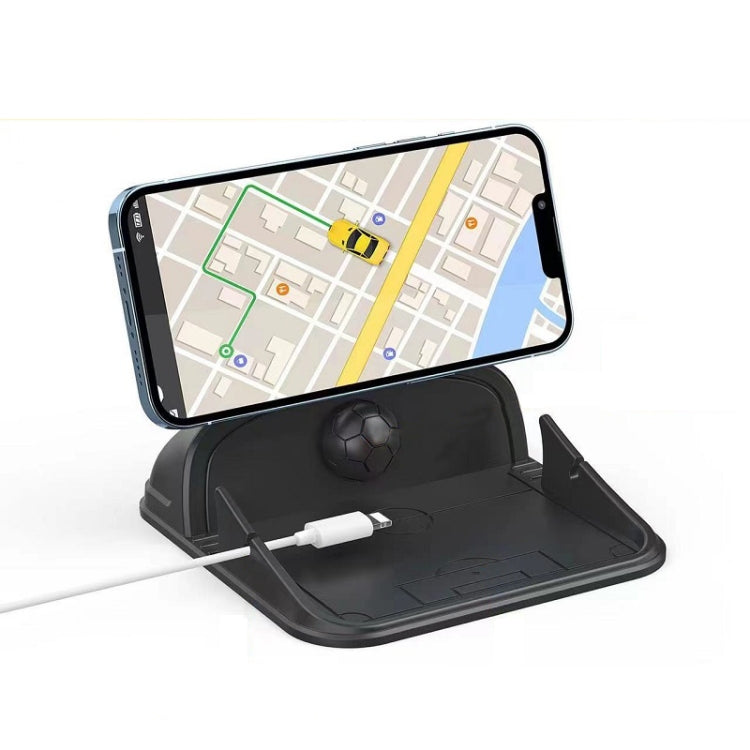 Vehicle Dashboard Mobile Phone Navigation Silicone Bracket(Black) - Car Holders by PMC Jewellery | Online Shopping South Africa | PMC Jewellery