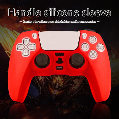 For PS5 Controller Silicone Case Protective Cover, Product color: Camouflage Red - Cases by PMC Jewellery | Online Shopping South Africa | PMC Jewellery