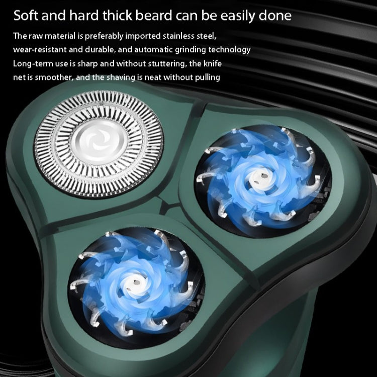 4 In 1 Smart Electric Shaver LCD Digital Display Three-head USB Rechargeable Floating Razor - free shipping - PMC TechLife - Order now!