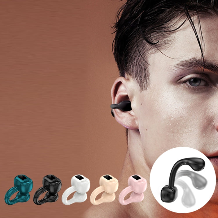 M10 IPX5 Waterproof Ear Clip Bluetooth Earphones, Style: Single Pink - Bluetooth Earphone by PMC Jewellery | Online Shopping South Africa | PMC Jewellery